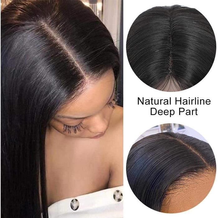 Perruque bresilienne 360 frontal lace - Cdiscount