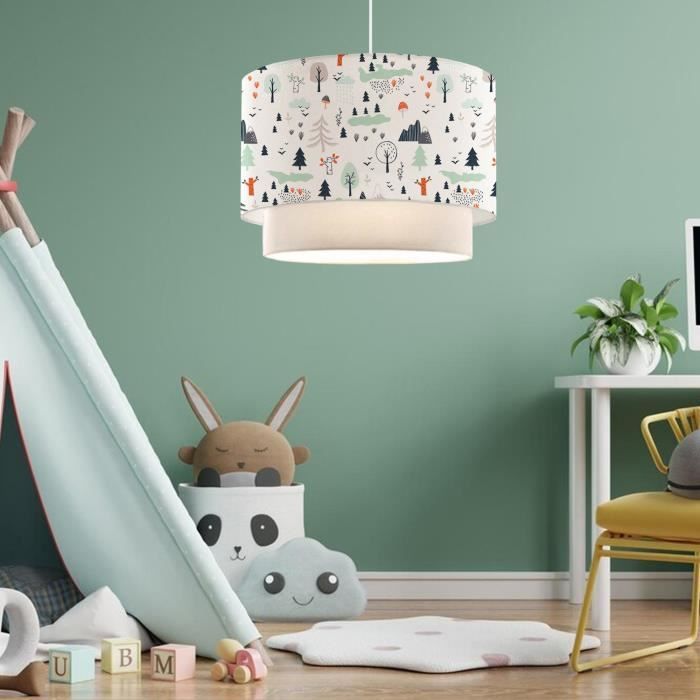 Suspension Lurgan pour enfant E27 70 cm motif de larbre Suspension Lurgan pour enfant E27 70 cm motif de larbre