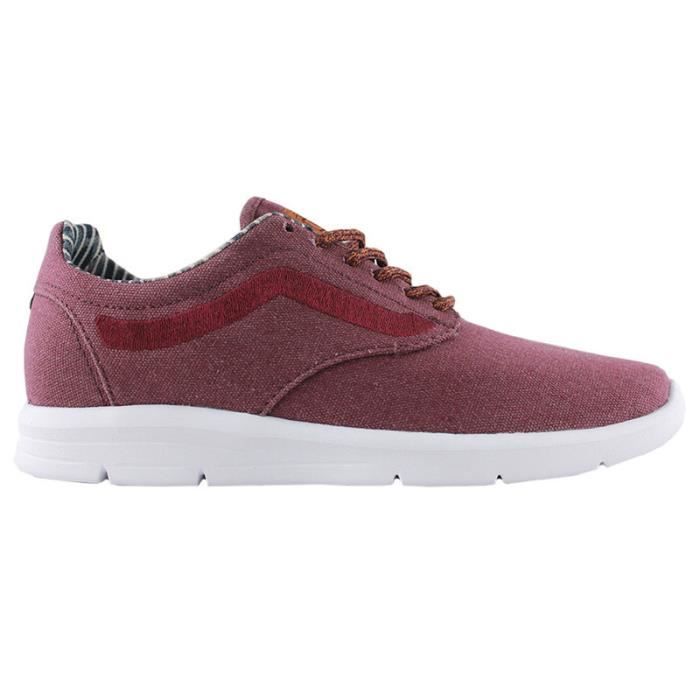 Basket Vans iso 1.5 waxed cl port royale homme VANS Rouge Textile Lacets Rojo burdeos Cdiscount Chaussures
