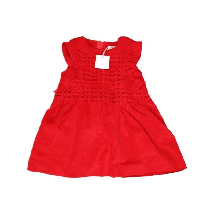 robe rouge 18 mois