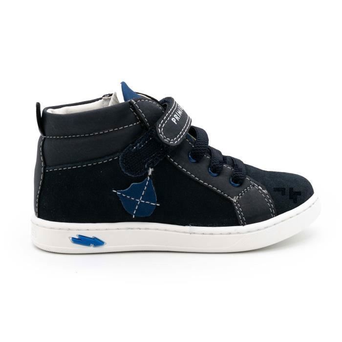 Primigi Baskets montantes Primigi Premiers Pas Bleu - PRIMIGI - Enfant Garçon - Cuir suédé - Scratch