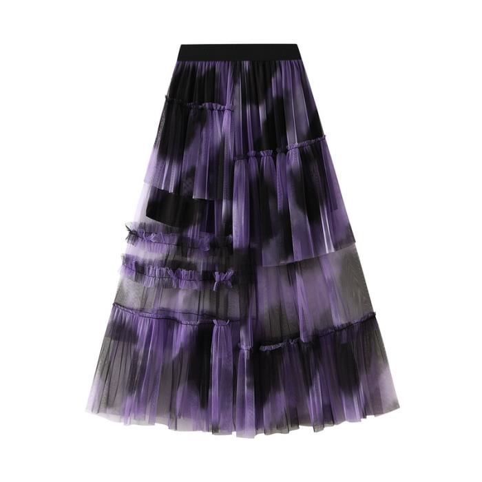 Jupe Tulle Mi-longue 80cm - Taille élastique - Pour Daily, Soirée Ou Mariage - Zffriction