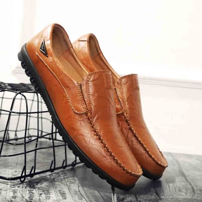 mocassin homme souple