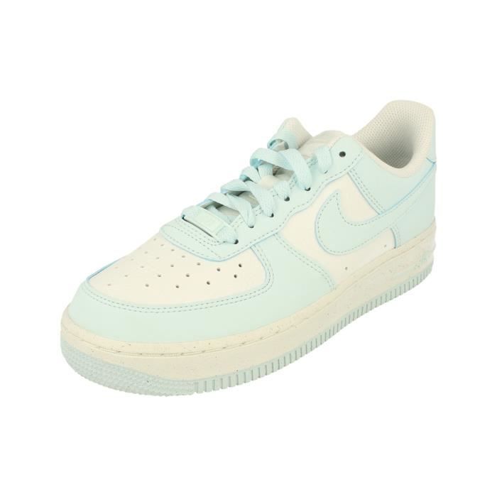 Baskets Femme Nike Air Force 1 07 Next Nature en Cuir Bleu a Lacets Bleu Cdiscount Chaussures