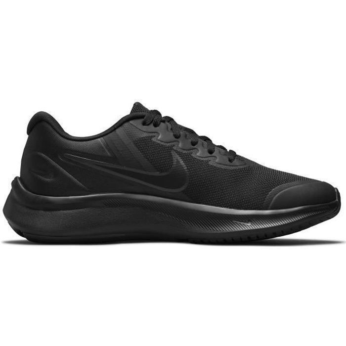 chaussure de running nike star runner 3 da2776-001 noir pour enfant plus âgé