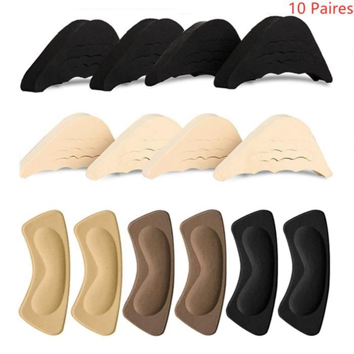 Olukssck 3 Paires Coussinets De Talon épais, Coussinets De Coussin Auto-Adhésif Semelles Pour