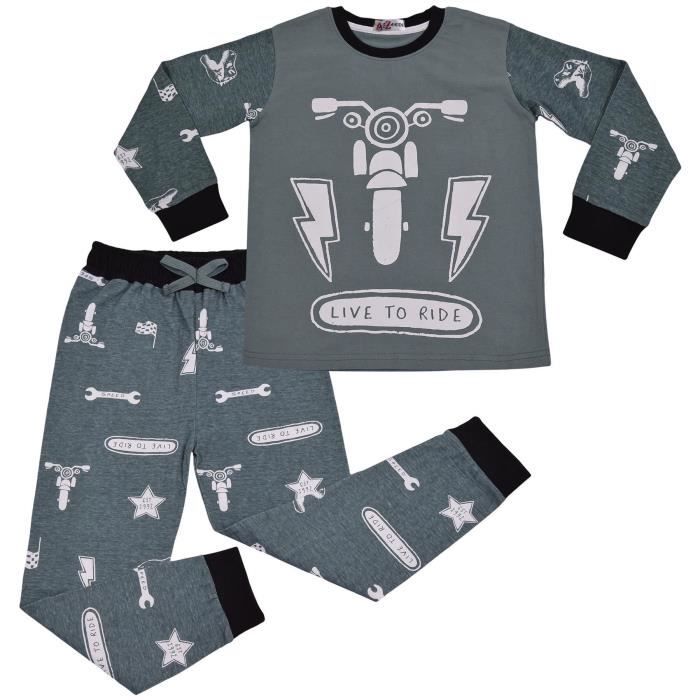 Enfants Filles Gar ons Pyjamas 2 Pi ces Tie Dye Ensemble Cadeau