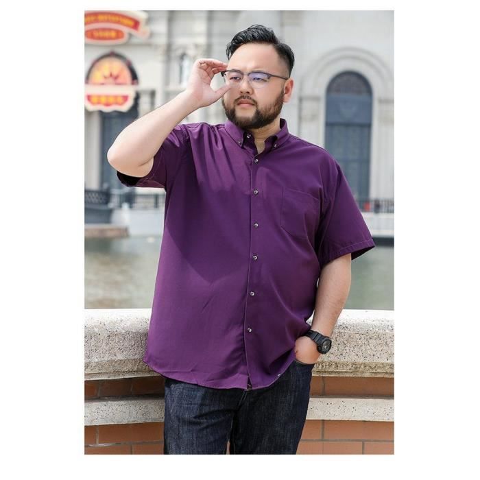Chemise élégante à manche longue col en V pour femme violette Bolf 645 VIOLET