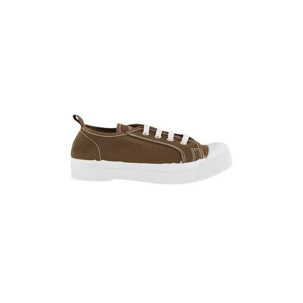 Bensimon BENSIMON Romy B79 - Baskets enfant kaki en textile à lacets