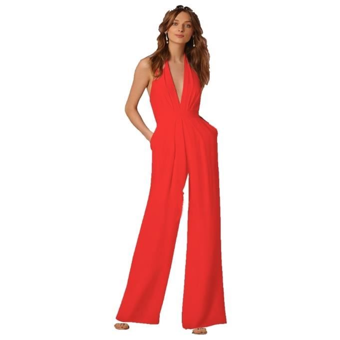 Combinaison pantalon sales dos nu femme