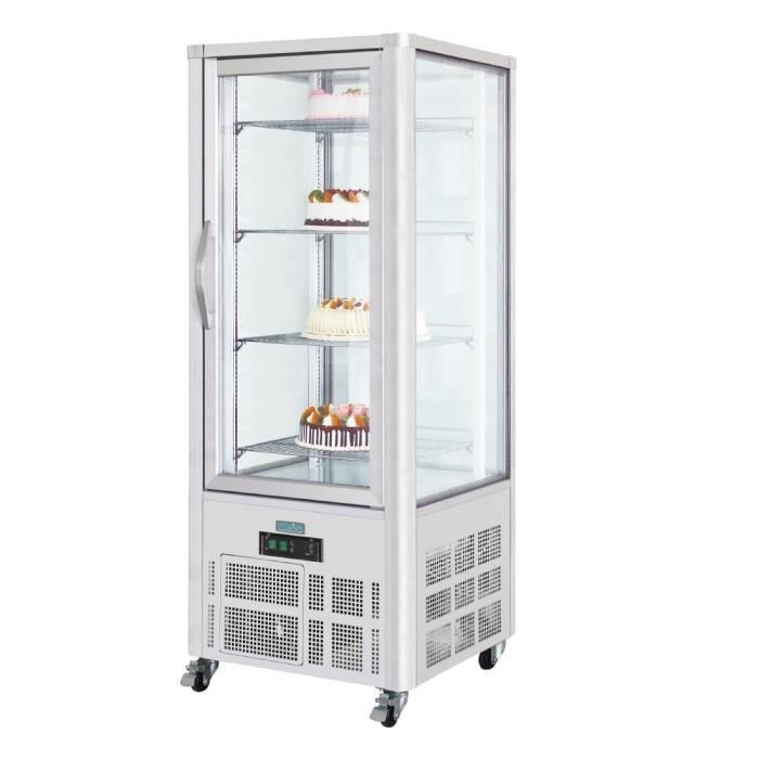 Vitrine A Patisserie 4 Faces Vitrees 400l Pro Achat Vente Buffet Refrigere Cdiscount