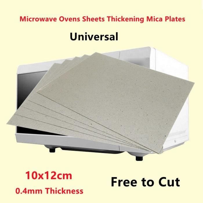 Movilideas - Lot De 2 Plaques En Mica Pour Four à Micro-Ondes, 9,9 X 10,8 Cm - Accessoire De Réparation