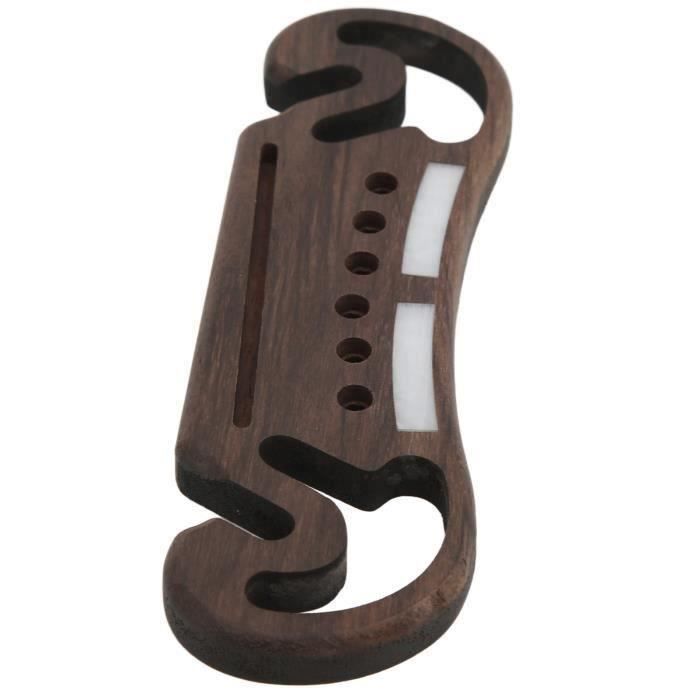Porte-clés Guitare GEWA - Bois, Design Musical, Dimensions 4x2 Cm