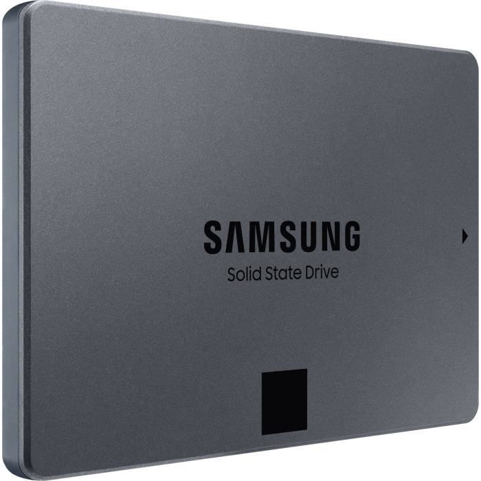  Disque SSD SAMSUNG - Disque SSD Interne - 860 QVO - 1To - 2,5" (MZ-76Q1T0BW) pas cher