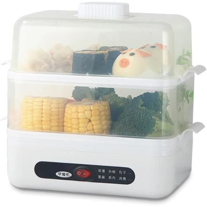 Fukamou Cuiseur à Œufs Électrique Forme Poulet – 7 Œufs – Vapeur Rapide, Arrêt Auto – Œufs Durs, Mollets, Pochés