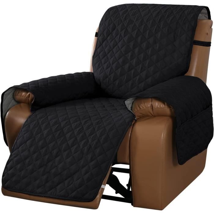 Housses De Canapé Impermeable Avec Accoudoirs 3 Places Antidérapante Épaissi Pas Besoin De Laver La Housse De Canape Avec Poches Laterales Pour Animaux De Compagnie Chiens Chatsgris Fonce 91925453