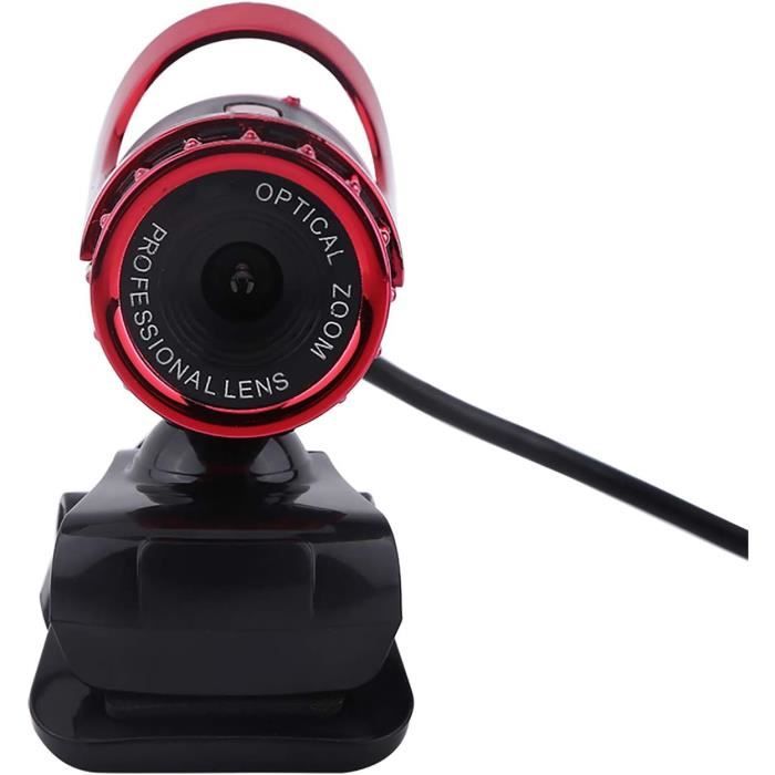 Webcam USB Avec Micro Intégré - HD, Rotation 360°, Plug & Play - Pour Réunions, Streaming, Appels Vidéo - 8