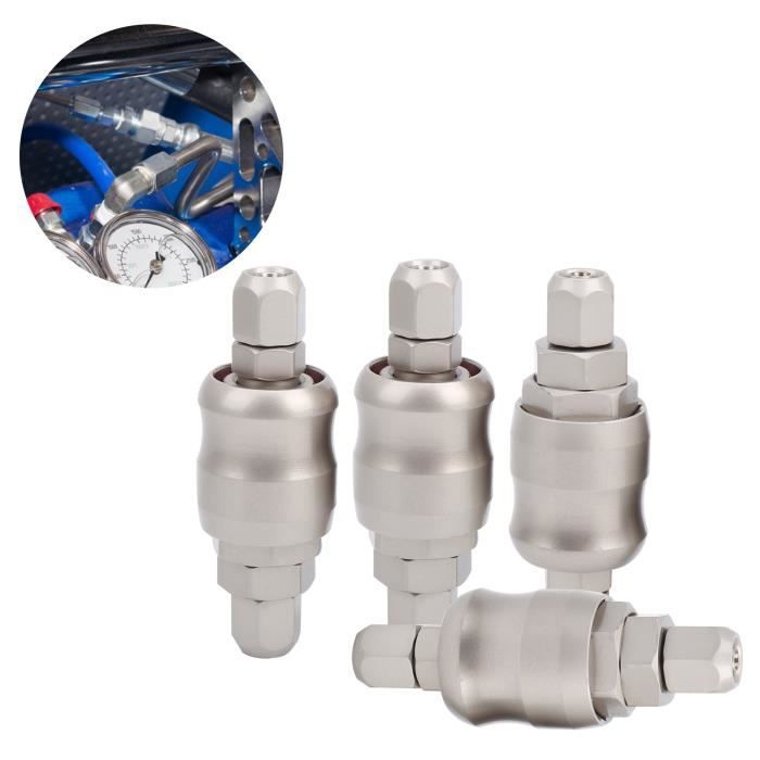 SRJQXH 3 Pièces Connecteur Pneumatique, 6 Mm Vanne De Contrôle Du Débit D' Air, Type T Connecteur Rapide De Valve, Le Noir Régulateur De Débit D'air, Pour Outils Pneumatiques