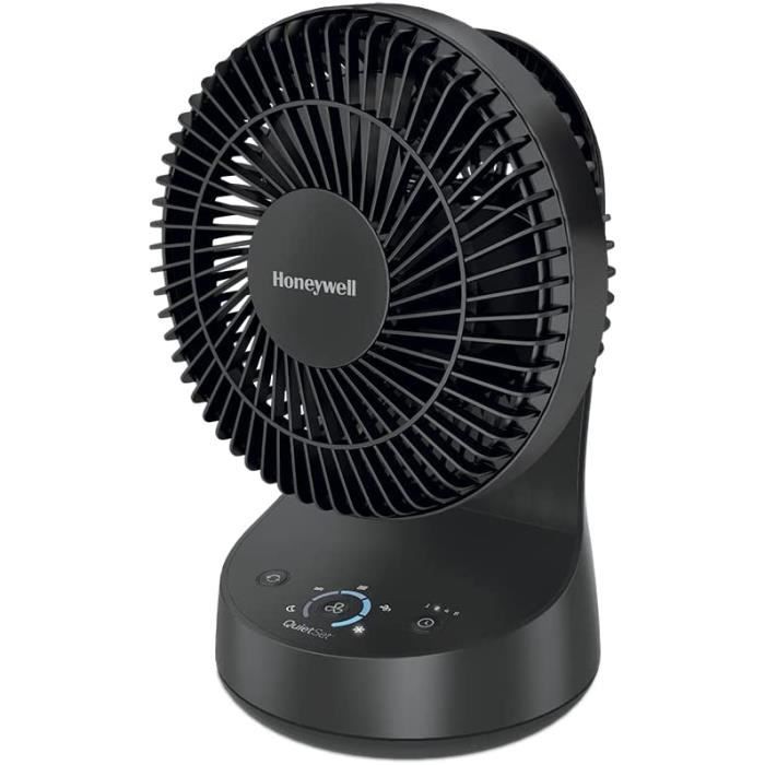 Ventilateur Sur Pied Honeywell Comfort Control - 3 Vitesses, Oscillation 90°, Hauteur Réglable - Rafraîchissement Puissant