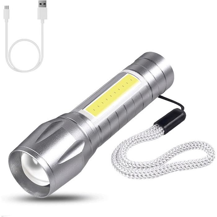 Mini lampe de poche LED 6 en 1,lampe de poche UV 365nm + 395nm + jaune