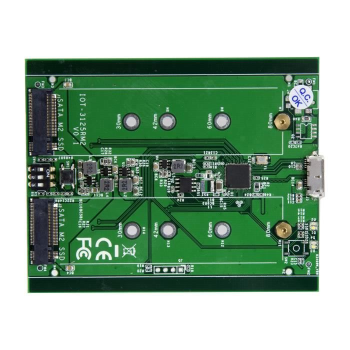 STARTECH Boîtier USB 3.1 (10 Gb/s) dual slot pour SSD M.2 SATA avec RAID -  Cdiscount Informatique