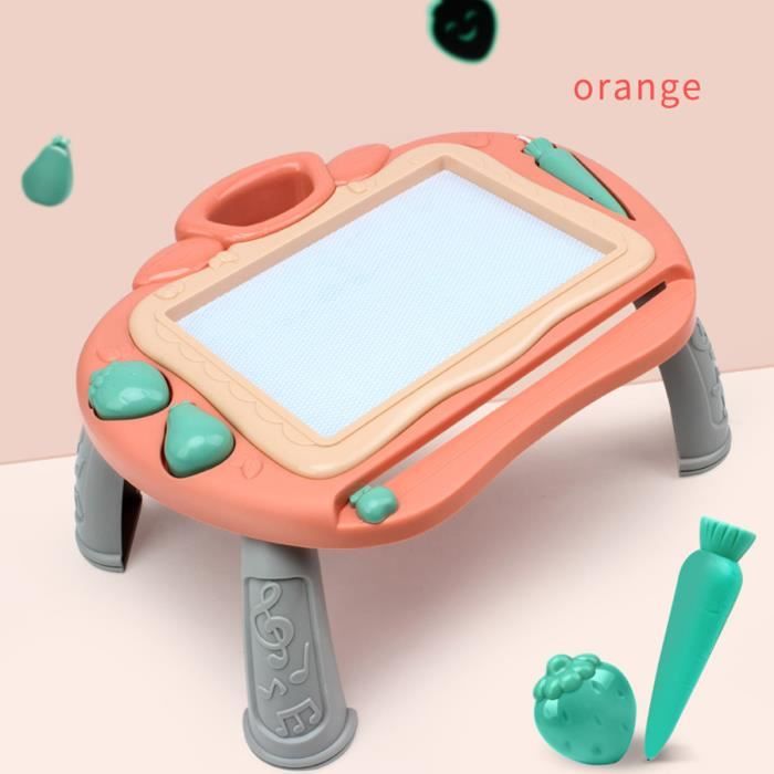Tempsa Ardoise Magique Tableau Jouet Planche A Dessin Magnetique Pour Enfant Table Croquis Effacable Orange Cdiscount Jeux Jouets
