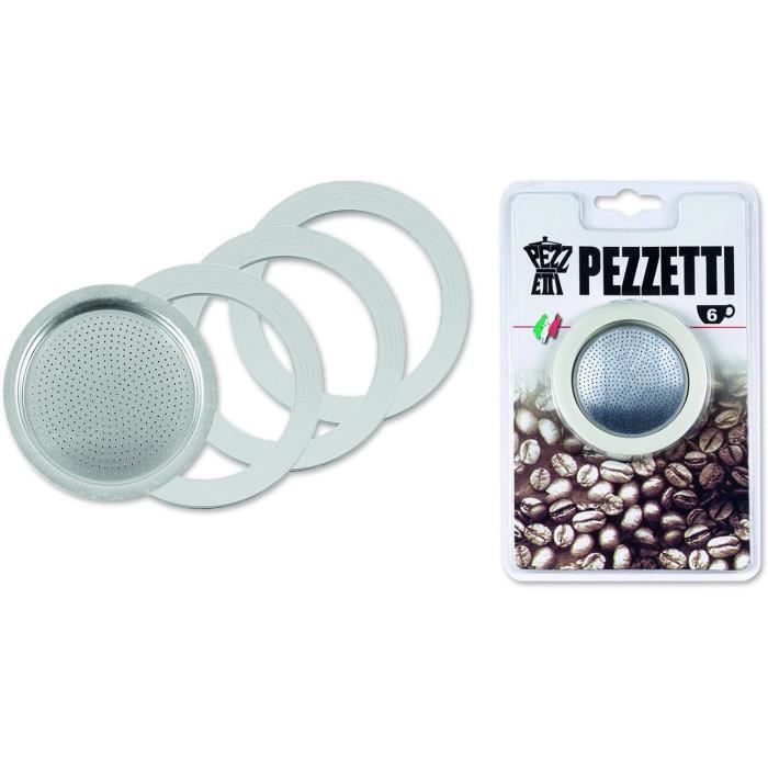 Lot De 4 Joints En Caoutchouc Pour Cafetière 9 Tasses – Diamètre Ext. 8 Cm, Int. 6,2 Cm – Pièces Neuves Génériques
