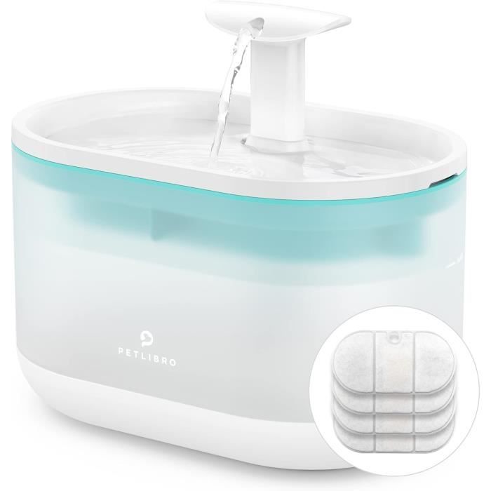 Fontaine à Eau Automatique Pour Chat/chien 2,2 L - Filtre Remplaçable, Silencieuse, Protection Anti-sèche - USB - 4