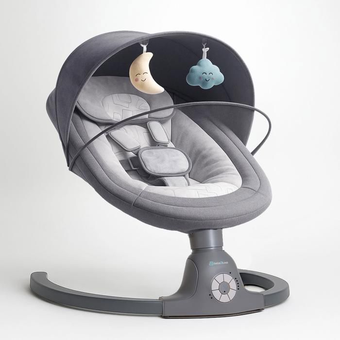 Balancelle Bébé Transat électrique à 5 vitesses avec Affichage LED, Chaise  Berçante Angle Réglable, gris - Cdiscount Puériculture & Eveil bébé