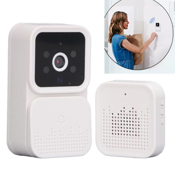 Sonnette Vidéo Intelligente WiFi avec Caméra HD & Audio Bidirectionnel