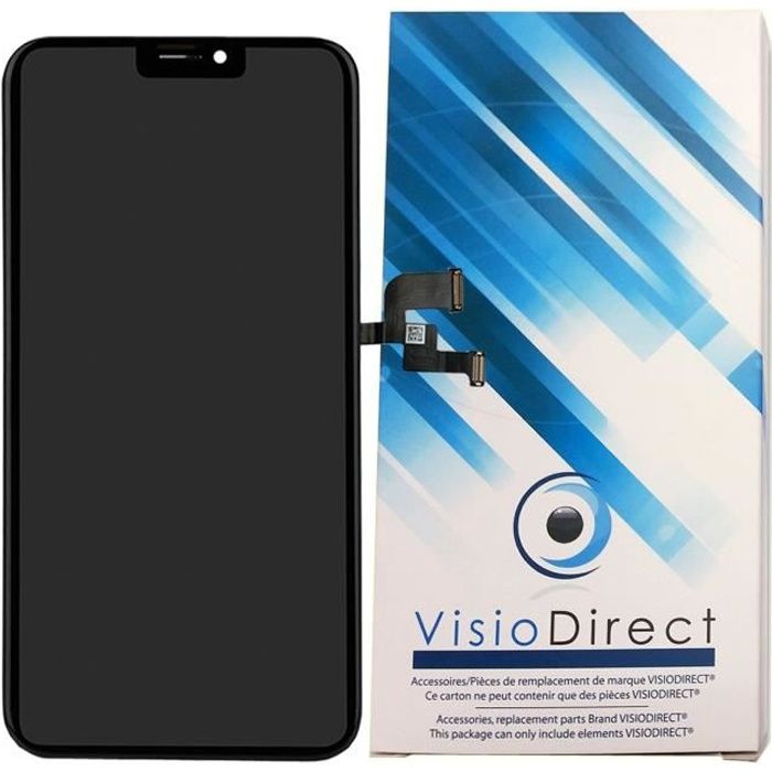 Ecran complet pour iPhone X téléphone portable noir vitre tactile + écran LCD sur chassis