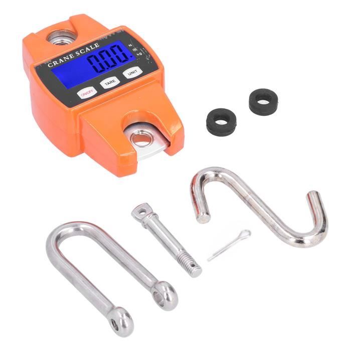 Balance Suspendue Numérique MUALROUS 300kg - Pèse-grue électronique Avec écran LCD Et Crochet