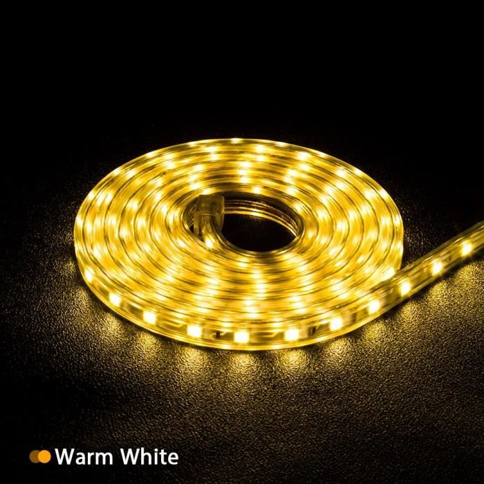 BANDE LED,Warm White1MBande lumineuse LED 220V, ruban 5050 étanche — free download