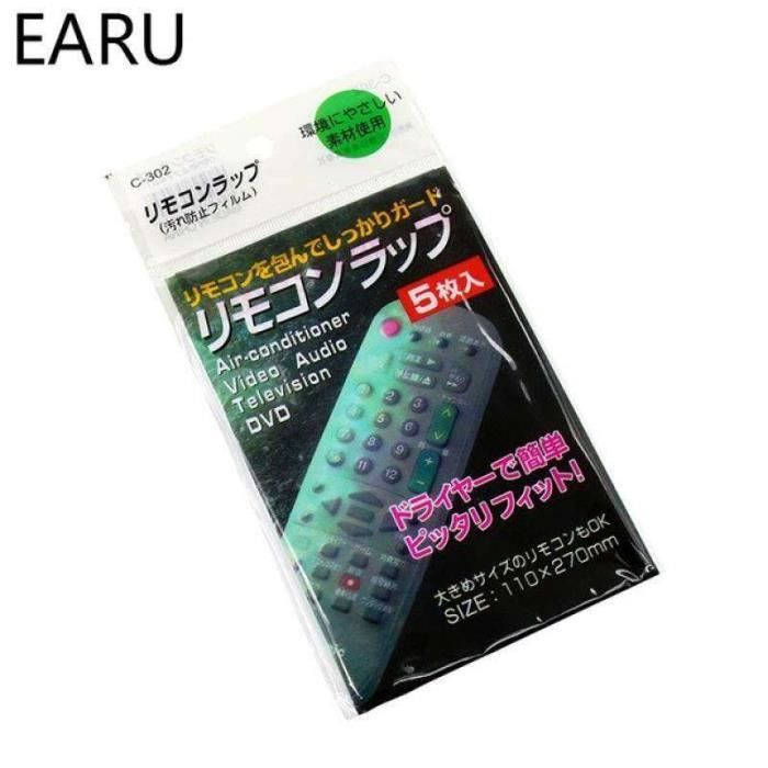 20PCS 8X25CM - Film Thermorétractable Transparent TV- Air Conditionné Housse De Télécommande