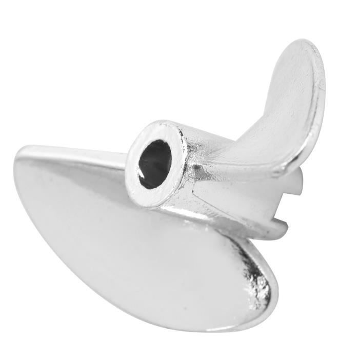 Hélice de bateau RC 35 mm haute performance 2 pales en alliage d'aluminium pour FeiLun FT016 FT007 FT012 FT009 FT011 FT010 FT016 UDI Corpe RC Boats Durable et léger, pièce de (Argent Hélice de bateau RC 35 mm haute performance 2 pales en alliage d'aluminium pour FeiLun FT016 FT007 FT012 FT009 FT011 FT010 FT016 UDI Corpe RC Boats Durable et léger, pièce de (Argent