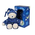 Gipsy Toys - Baby Bear Glow In The Dark - Peluche Pour Enfant - Brille Dans La Nuit - Vendue en Boîte Cadeau - 24 cm - Bleu - Beige-1
