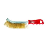 Brosse à Poils D'acier Silverline 4 Rangs - 280 Mm, Poignée Plastique, Usage Intensif - 11