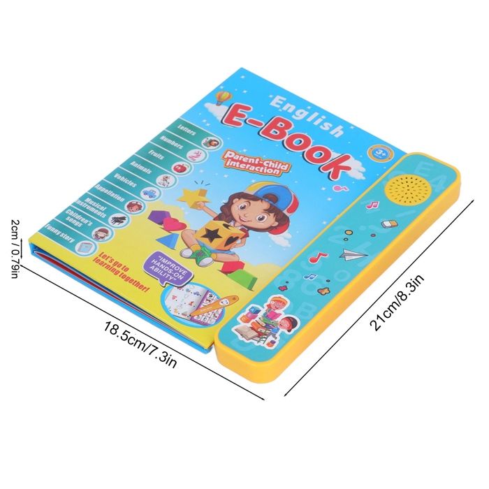 Livre Parlant Russe Interactif – Alphabet, Chiffres Et Prononciation – Jouet éducatif Pour Débutants (3-8 Ans) – Idéal école, Maison, Voyage