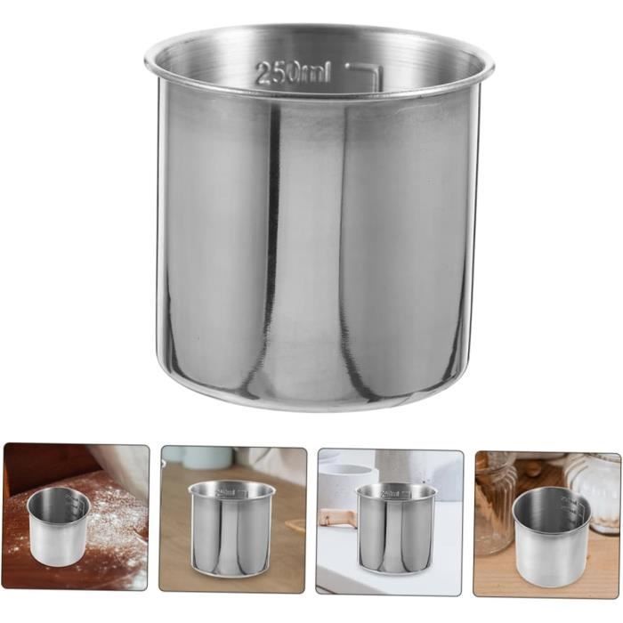 Tasse En Acier Inoxydable BCB Army - Noire Ou Naturelle - Pour Camping Et Cuisine