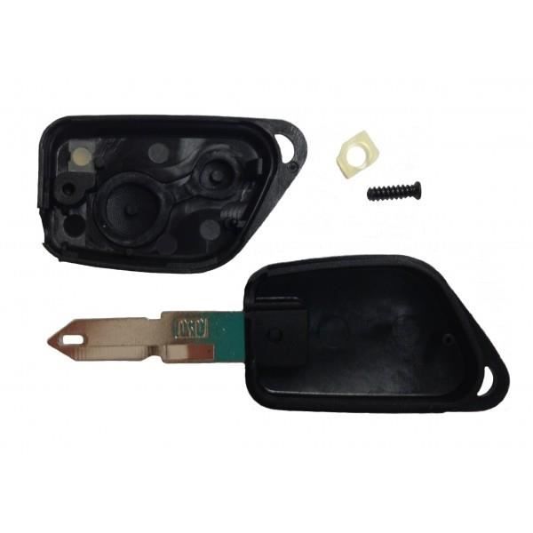 Coque Clé Plip Peugeot 106 205 206 306 405 406 408 4006 607 - 1 Bouton + Vis + Switch