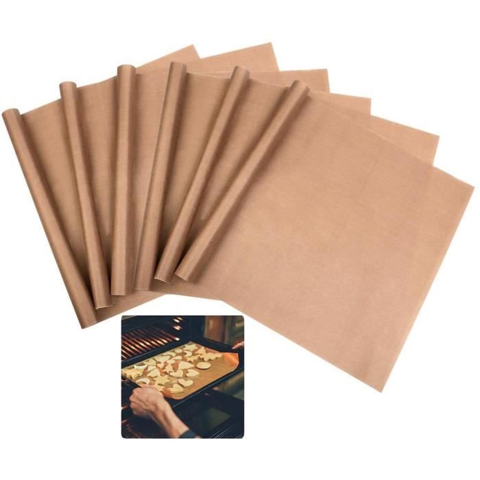 500 Feuilles De Papier Sulfurisé Naturel 20x20 Cm - Résistant à La Chaleur, Sans Graisse, Pour Cuisson, Friture Et Emballage