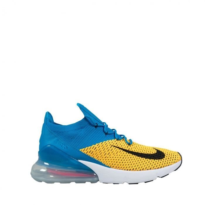 Baskets Nike Air Max 270 Flyknit Ref. AO1023 800 Jaune