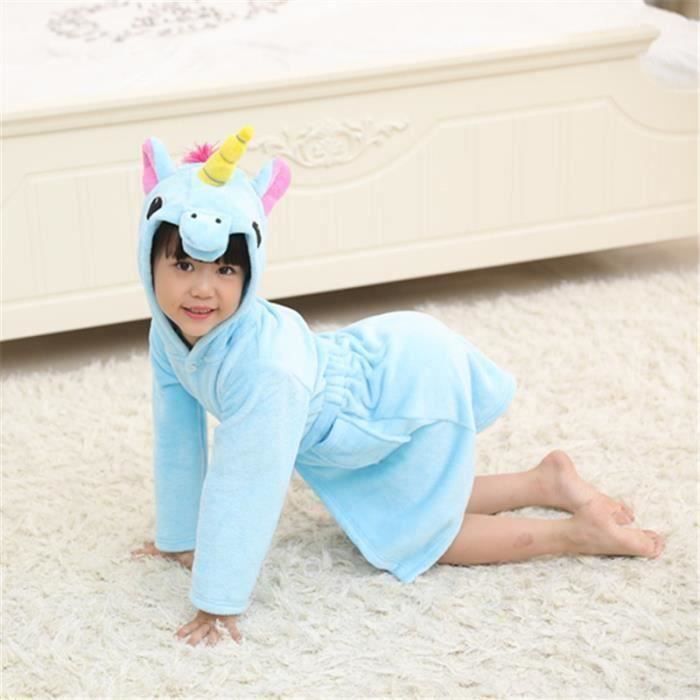 Peignoir de bain fille licorne best sale
