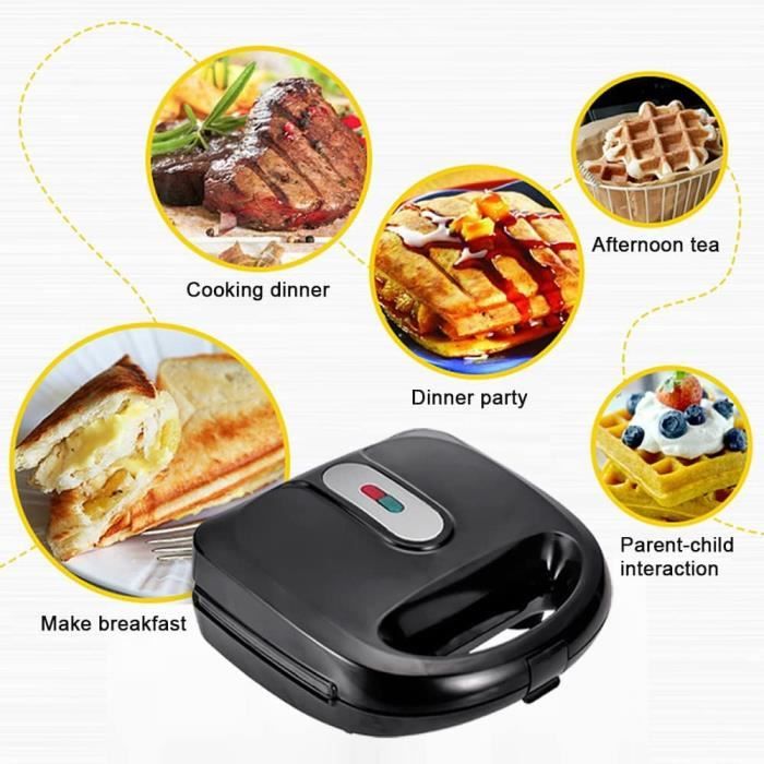 Appareil À Croque Monsieur, Presse À Panini Électrique Machine À
