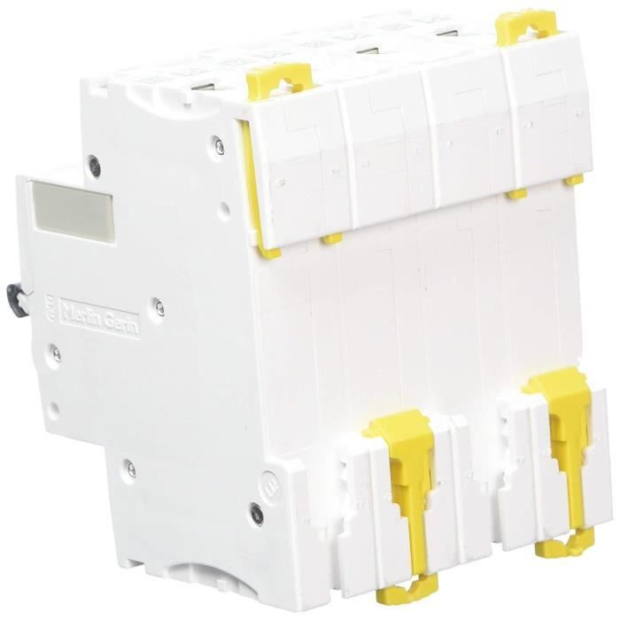 Disjoncteur Automatique Miniature 4P 20A Courbe C Gris - Protection Circuits Résidentiels Et Commerciaux