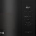 Beko Four micro-ondes et gril encastrable 20L, 800W. Sécurité enfant, 8 programmes de cuisson automatiques, noir (BMGB20212B)-2