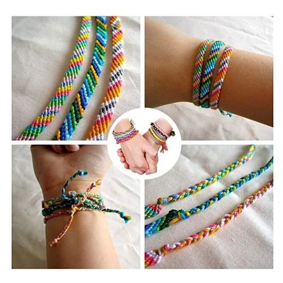 Assortiment 36 échevettes - Fils Coton Pour Bracelet Brésilien & Broderie - Basic - Perles & Co