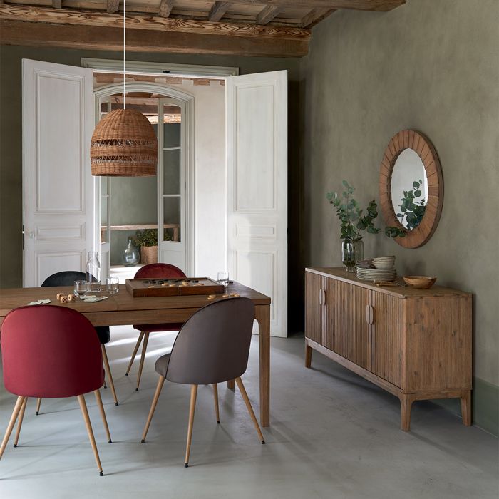 Tavolo Da Pranzo Colva In Impiallacciato Effetto Legno L180cm Atmosphera Createur Dinterieur 73695051