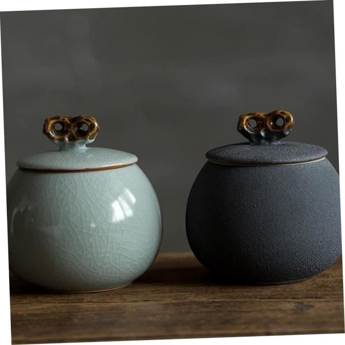 Pot De Rangement En Céramique Forme Citrouille - Cuisine - Café, Cartouche - Orange