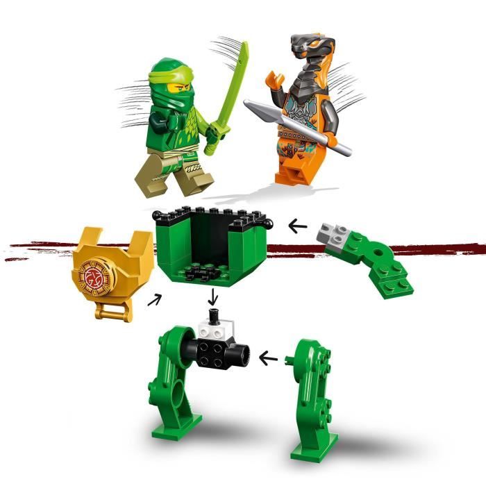 LEGO® 71757 NINJAGO Le Robot Ninja de Lloyd, Jouet pour Enfant dès 4 Ans  avec Figurine Serpent, Set de Construction - Cdiscount Jeux - Jouets